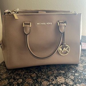 Michael Kors Satchel Bags | Michael Kors Selma Dune Leather
